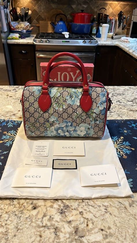 gucci gg blooms supreme by alessandro michele|GUCCI x Alessandro Michele GG Supreme Blooms Mini Boston .